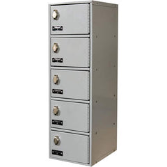 Hallowell - 5 Door, 5 Tier, Mobile Device Locker - All Tool & Supply