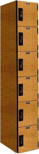 Hallowell - 6 Door, 6 Tier, Premium Box Lockers - All Tool & Supply