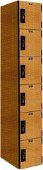 Hallowell - 6 Door, 6 Tier, Premium Box Lockers - All Tool & Supply