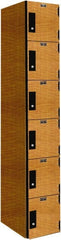 Hallowell - 6 Door, 6 Tier, Premium Box Lockers - All Tool & Supply