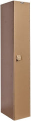 Hallowell - 1 Door, 1 Tier, Solid Plastic Locker - All Tool & Supply