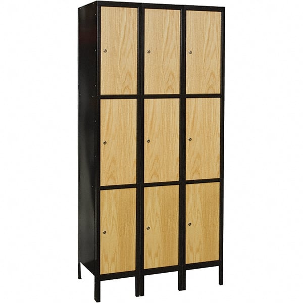 Hallowell - 9 Door, 3 Tier, Premium Wardrobe Lockers - All Tool & Supply