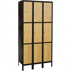 Hallowell - 9 Door, 3 Tier, Premium Wardrobe Lockers - All Tool & Supply