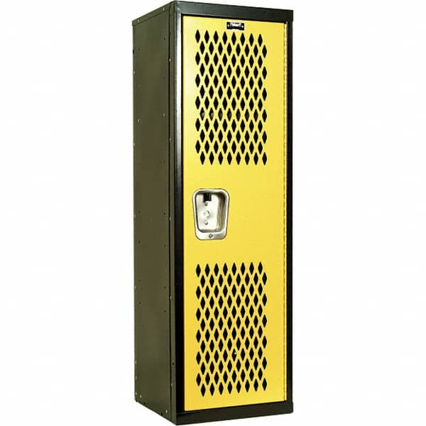 Hallowell - 1 Door, 1 Tier, Heavy-Duty Ventilated Wardrobe & Box Lockers - All Tool & Supply