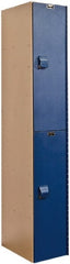 Hallowell - 2 Door, 2 Tier, Solid Plastic Locker - All Tool & Supply