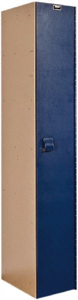 Hallowell - 1 Door, 1 Tier, Solid Plastic Locker - All Tool & Supply