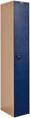 Hallowell - 1 Door, 1 Tier, Solid Plastic Locker - All Tool & Supply