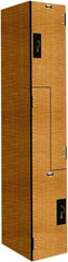 Hallowell - 2 Door, 2 Tier, Phenolic Z-Locker - All Tool & Supply