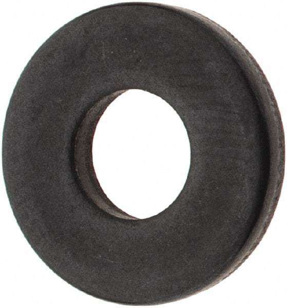 TE-CO - #8 Screw, Grade 1010 Steel Standard Flat Washer - 3/16" ID x 7/16" OD, 5/64" Thick, Black Oxide Finish - All Tool & Supply