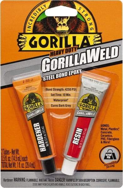 Gorilla Glue - 0.5 oz Tube Epoxy - 4 to 7 min Working Time - All Tool & Supply