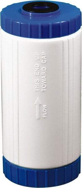 Value Collection - 4-1/2" OD, 10µ, Polypropylene Sediment, Carbon, Taste & Odor Cartridge Filter - 9-3/4" Long, Reduces Dirt, Rust, Tastes & Odors - All Tool & Supply