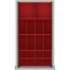 LISTA - 18-Compartment Drawer Divider Layout for 2.17" High Drawers - All Tool & Supply