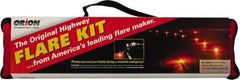 ORION Safety - 7 Piece, Emergency Roadside Safety Kit - Six 30 Minute Flares, Safety Vest - All Tool & Supply