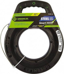 Greenlee - 250 Ft. Long x 1/8 Inch Wide, Steel Fish Tape - Includes Case - All Tool & Supply