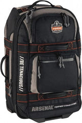 Ergodyne - 3,790 Cubic Inch, Polyester Empty Gear Bag - 14 Inch Wide x 9 Inch Deep x 22-1 2 Inch High, Black - All Tool & Supply