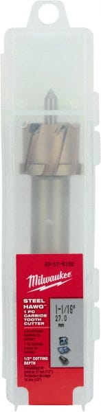 Milwaukee Tool - 1-1/16" Diam x 1/2" Deep Carbide-Tipped Annular Cutter - All Tool & Supply