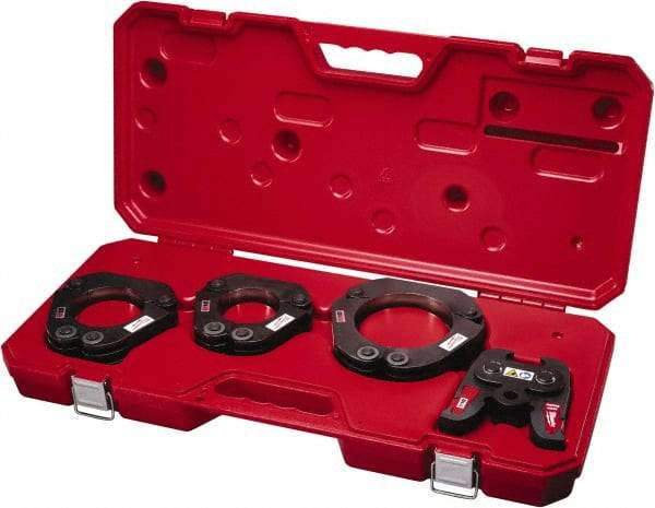 Milwaukee Tool - 2-1/2 to 4 Inch Pipe Capacity, 2-1/2 to 4 Inch Jaw Range, Press Ring Kit - All Tool & Supply