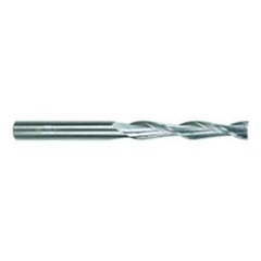 1 Dia. x 6 Overall Length 2-Flute Square End Solid Carbide SE End Mill-Round Shank-Center Cut-TiAlN - All Tool & Supply