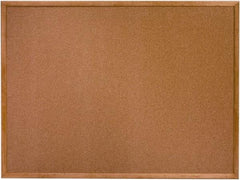 Ability One - 26" Wide x 2" High Self-Heal Cork Bulletin Board - Natural (Color) - All Tool & Supply