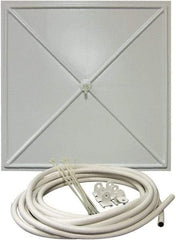 InBrella - 2' Diam, Square Pannel Leak Diverter - 2' Long x 2' Wide, White - All Tool & Supply