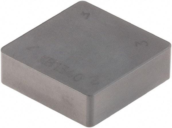 Kennametal - CNM432 Grade KB1340 PCBN Turning Insert - Uncoated, 80° Diamond, 1/2" Inscr Circle, 3/16" Thick, 1/32" Corner Radius - All Tool & Supply