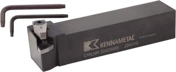 Kennametal - CWLN-MX, Right Hand Cut, -5° Lead Angle, 32mm Shank Height x 25mm Shank Width, Negative Rake Indexable Turning Toolholder - 170mm OAL, WN..0807.. Insert Compatibility, Series MTS - All Tool & Supply