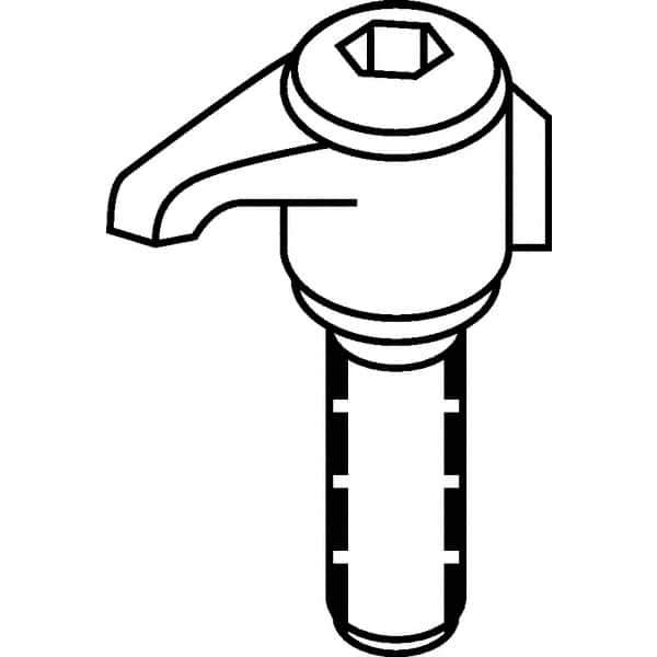 Kennametal - Series KM40TS, CK Clamp for Indexables - Left & Right Hand Cut, Compatible with SSA5T Clamp Screws - All Tool & Supply