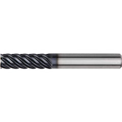 Kennametal - 12mm, 6 Flute, Single End, Solid Carbide, Corner Chamfer End Mill - 83mm OAL, 45° Helix, Right Hand Flute, 26mm LOC, Right Hand Cut - All Tool & Supply