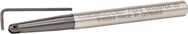 Kennametal - 12mm Cut Diam, 6mm Max Depth of Cut, 16mm Shank Diam, 160mm OAL, Indexable Ball Nose End Mill - 60mm Head Length, Straight Shank, KDMB Toolholder, KDMB 12.. Insert - All Tool & Supply