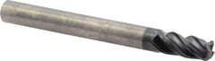 Kennametal - 1/4", 4 Flute, Single End, Solid Carbide, 0.06" Corner Radius End Mill - 2-1/2" OAL, 38° Helix, Right Hand Flute, 1/2" LOC, Right Hand Cut - All Tool & Supply