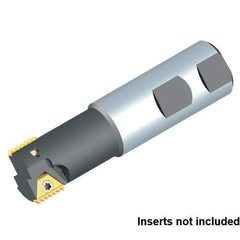 Kennametal - 26mm Cut Diam, 43mm Max Hole Depth, 63/64" Shank Diam, Internal/External Indexable Thread Mill - Insert Style STN 16, 16mm Insert Size, 2 Inserts, Toolholder Style TMS, 100mm OAL - All Tool & Supply