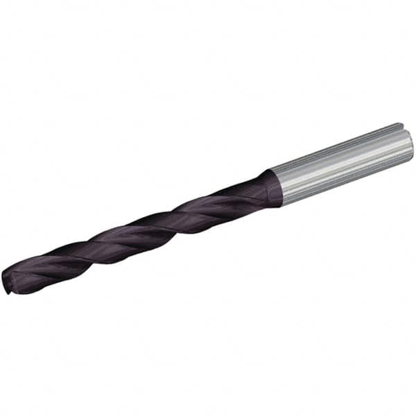 Kennametal - 12.5mm 132° Spiral Flute Solid Carbide Taper Length Drill Bit - All Tool & Supply