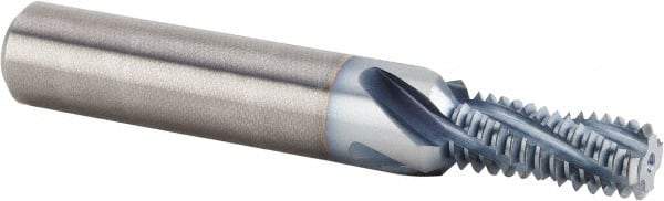 Kennametal - M14x1.50 Metric Fine, 0.4764" Cutting Diam, 4 Flute, Solid Carbide Helical Flute Thread Mill - Internal Thread, 29.31mm LOC, 100mm OAL, 16mm Shank Diam - All Tool & Supply