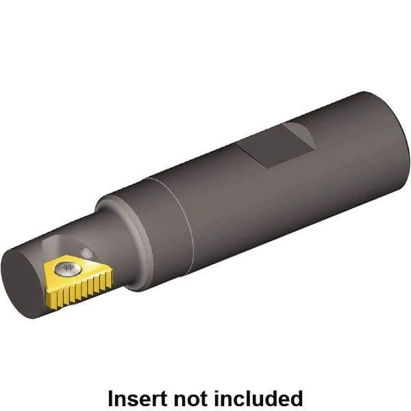 Kennametal - 19mm Cut Diam, 23mm Max Hole Depth, 20mm Shank Diam, Internal/External Indexable Thread Mill - Insert Style STN 16, 16mm Insert Size, 1 Insert, Toolholder Style TMS, 85mm OAL - All Tool & Supply