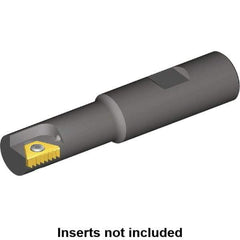 Kennametal - 9mm Cut Diam, 12mm Max Hole Depth, 12mm Shank Diam, Internal/External Indexable Thread Mill - Insert Style STN 10, 10.4mm Insert Size, 1 Insert, Toolholder Style TMS, 69mm OAL - All Tool & Supply