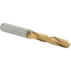 Kennametal - 8.2mm 140° Spiral Flute Solid Carbide Screw Machine Drill Bit - All Tool & Supply