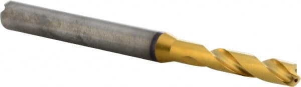 Kennametal - #14 140° Spiral Flute Solid Carbide Screw Machine Drill Bit - All Tool & Supply