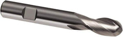 Guhring - 14mm, 22mm LOC, 14mm Shank Diam, 83mm OAL, 2 Flute, Solid Carbide Square End Mill - Single End, Uncoated, Spiral Flute, 30° Helix, Right Hand Cut, Right Hand Flute, Series 3024 - All Tool & Supply