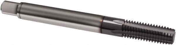 Guhring - M8x1.25 Metric, 5 Flute, TiCN Finish, Solid Carbide Spiral Point Tap - Plug Chamfer, Right Hand Thread, 90mm OAL, 6H Class of Fit, Series 2944 - Exact Industrial Supply