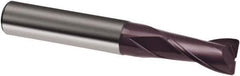 Guhring - 5/8", 1-1/4" LOC, 5/8" Shank Diam, 3-1/2" OAL, 2 Flute, Solid Carbide Square End Mill - Single End, Super-A Finish, Spiral Flute, 30° Helix, Right Hand Cut, Right Hand Flute, Series 3846 - All Tool & Supply