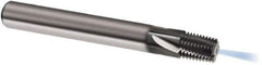 Guhring - 1/8-27 NPT, 0.2874" Cutting Diam, 4 Flute, Solid Carbide Helical Flute Thread Mill - Internal Thread, 9.88mm LOC, 64mm OAL, 8mm Shank Diam - All Tool & Supply