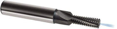 Guhring - 5/16-24 UNF, 0.2343" Cutting Diam, 3 Flute, Solid Carbide Helical Flute Thread Mill - Internal Thread, 17.5mm LOC, 74mm OAL, 10mm Shank Diam - Exact Industrial Supply