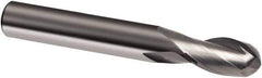 Guhring - 14mm, 22mm LOC, 14mm Shank Diam, 83mm OAL, 2 Flute, Solid Carbide Square End Mill - Single End, Uncoated, Spiral Flute, 30° Helix, Right Hand Cut, Right Hand Flute, Series 3308 - All Tool & Supply