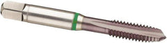 Guhring - M30x3.50 Metric, 4 Flute, TiCN Finish, Cobalt Spiral Point Tap - Plug Chamfer, Right Hand Thread, 5.433" OAL, 6H Class of Fit, Series 3945 - Exact Industrial Supply