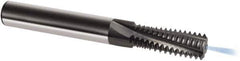 Guhring - 7/16-14 UNC, 0.3543" Cutting Diam, 3 Flute, Solid Carbide Helical Flute Thread Mill - Internal Thread, 24.5mm LOC, 74mm OAL, 10mm Shank Diam - All Tool & Supply