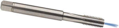 Guhring - 7/16-20 UNF, 3 Flute, Bright Finish, Solid Carbide Spiral Point Tap - Modified Bottoming Chamfer, Right Hand Thread, 3-15/16" OAL, 2B Class of Fit, Series 4119 - Exact Industrial Supply