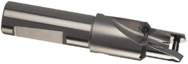 Guhring - 12 to 12.99mm Diam, 1xD, 14.8mm Max Depth, 1/2" Shank Diam, 14.8mm Flute, 81mm OAL, Replaceable Tip Drill - HT 800 WP Insert, 110 Seat Size, Pilot HT 800 WP Toolholder, Series 4105 - All Tool & Supply