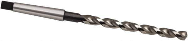 Guhring - 29mm, 3MT 130° Point High Speed Steel Taper Shank Drill Bit - Oxide Finish, 230mm Flute Length, 351mm OAL, Parabolic Flute, Series 551 - All Tool & Supply