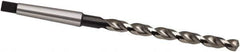 Guhring - 29mm, 3MT 130° Point High Speed Steel Taper Shank Drill Bit - Oxide Finish, 230mm Flute Length, 351mm OAL, Parabolic Flute, Series 551 - All Tool & Supply