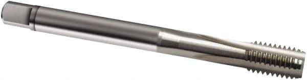 Guhring - M16x1.50 Metric Fine 6H 3 Flute Bright Finish Cobalt Straight Flute Machine Tap - Modified Bottoming, Right Hand Thread, 100mm OAL, D4/D5 Limit, Oversize - All Tool & Supply